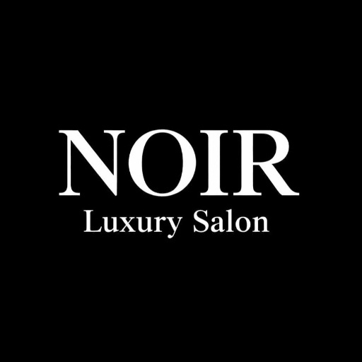 noir luxury salon logo